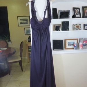 PURPLE XSCAPE GOWN SIZE 14